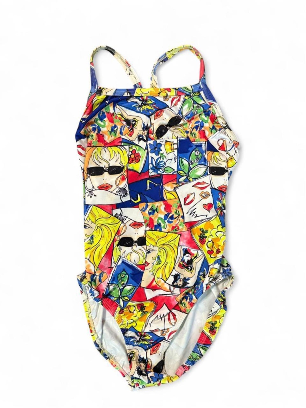 Funky 90s one piece swimsuit